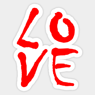 L O V E Sticker